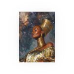Afrofuturist Black Woman Art Print Afrofuturism Wall Art Oil Painting Style Contemporary Black Fine Art