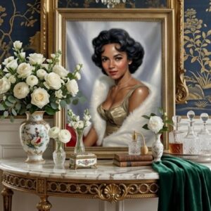 Dorothy Dandridge Art Print | Vintage Hollywood Glamour Portrait (Archival Matte Paper)